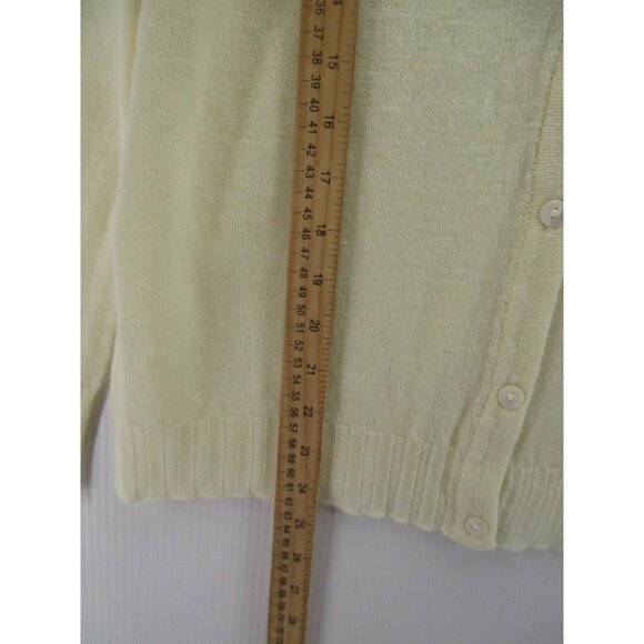 Marika Charles Sweater 1 Cardigan Button Down V-Neck Knit Small - Picture 4 of 9